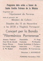 1980 11 15 Concert Santa Cecilia
